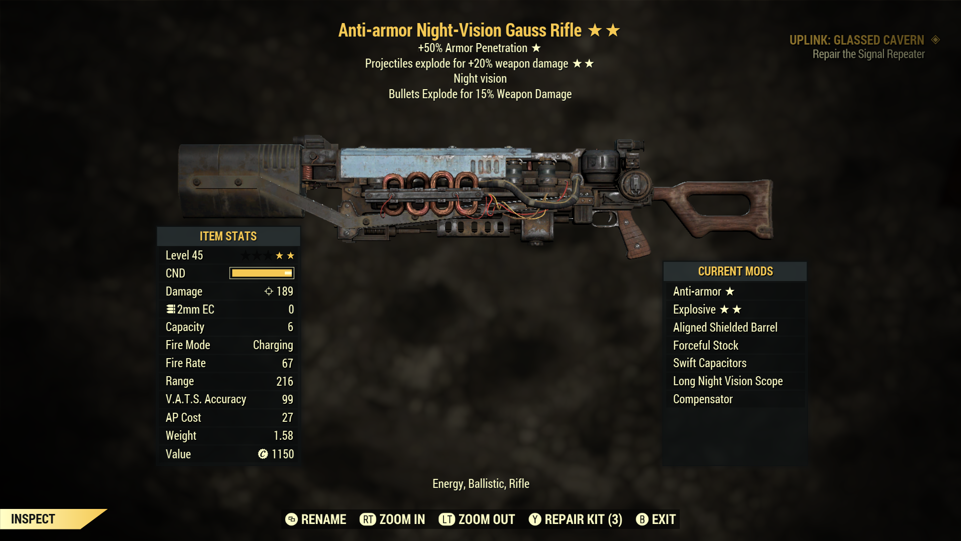 Anti-armor【Explosive】Gauss Rifle